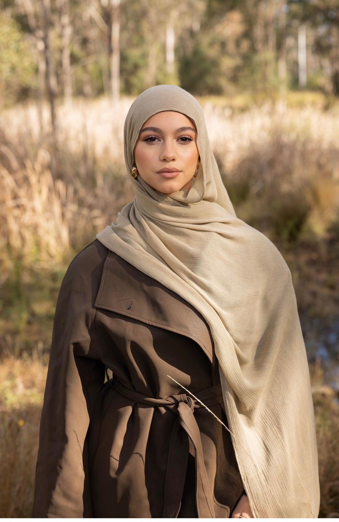 Luxe Rayon Hijab - Soft Khaki