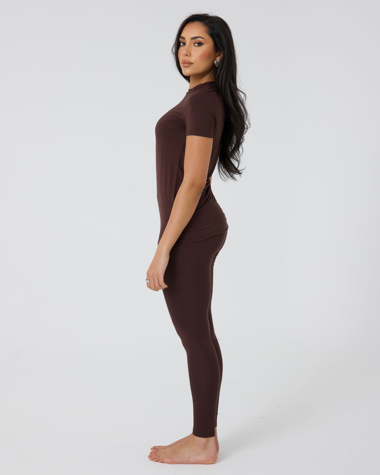 Soft Lounge Tee Chocolate