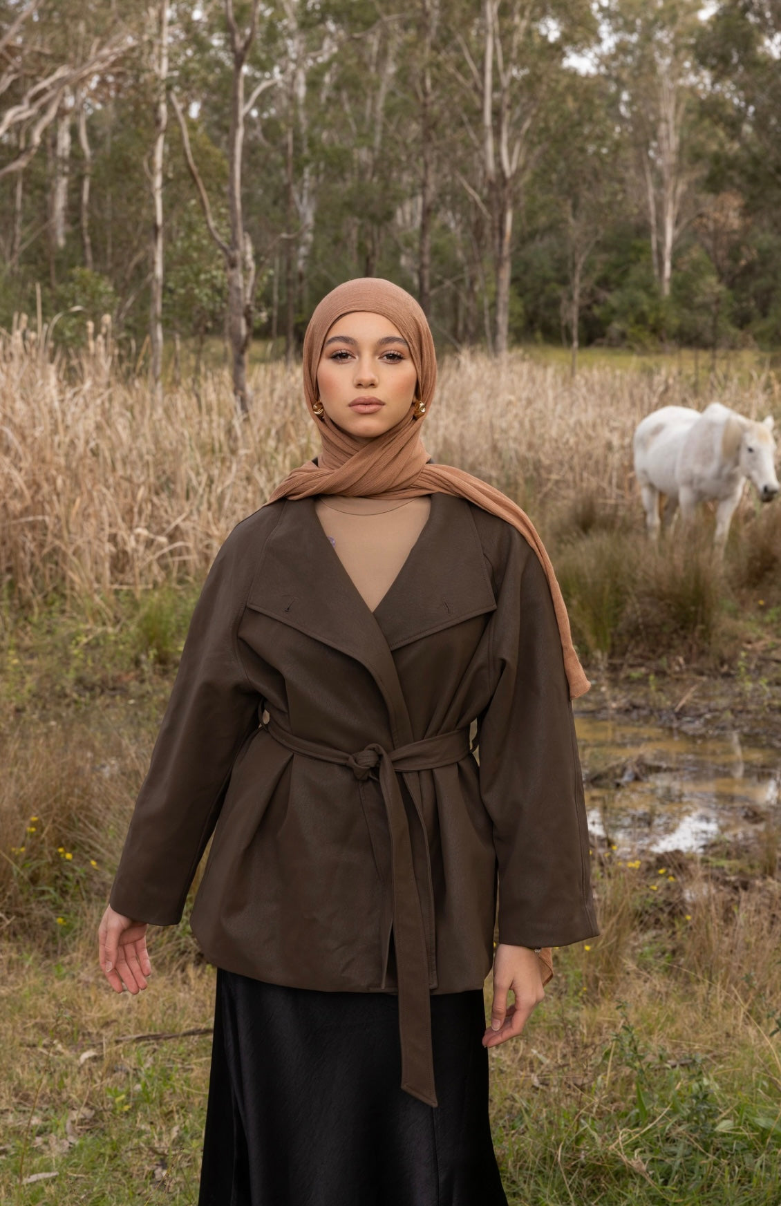 Luxe Rayon Hijab - Latte