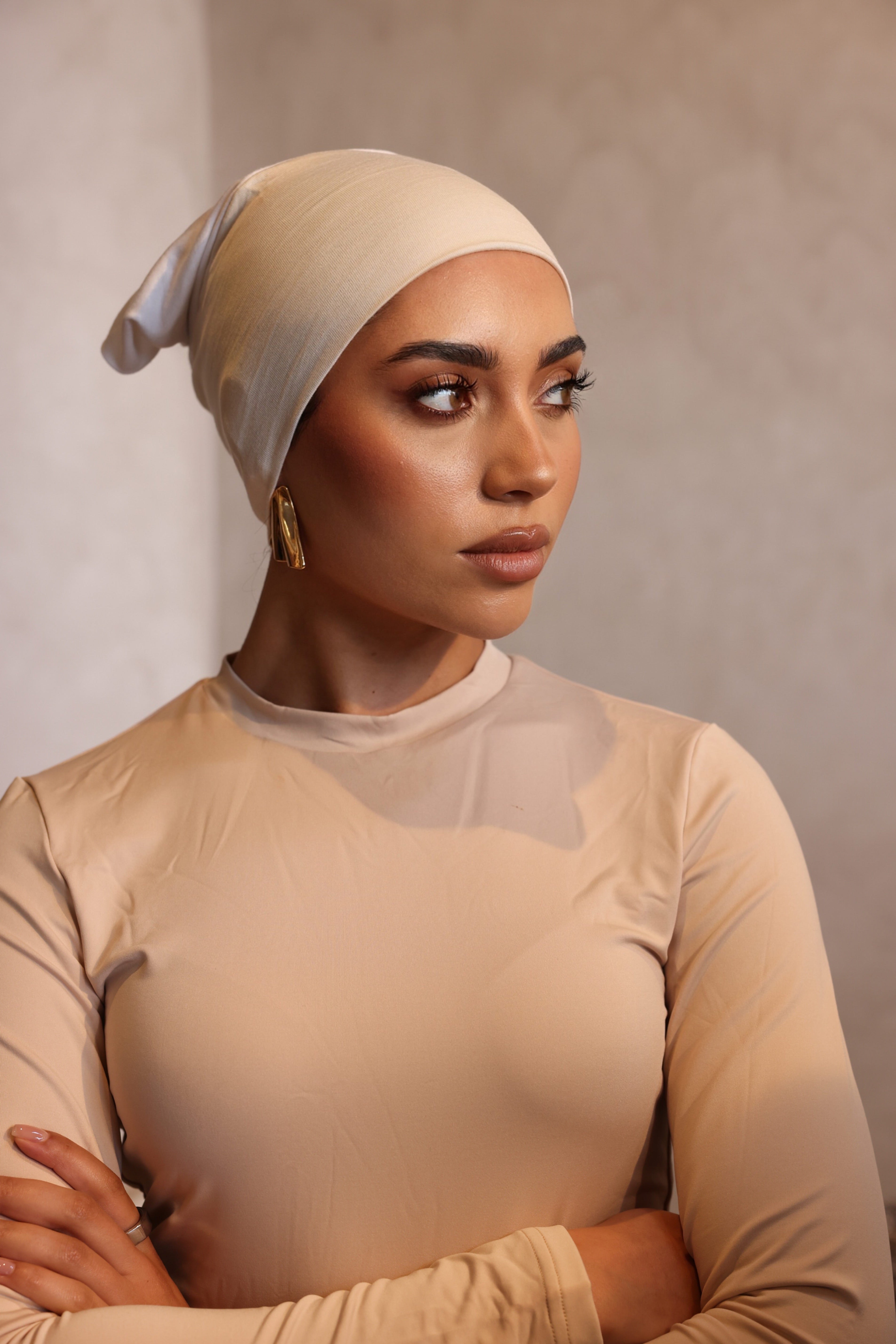 2 Tone Open Caps SAND/VANILLA