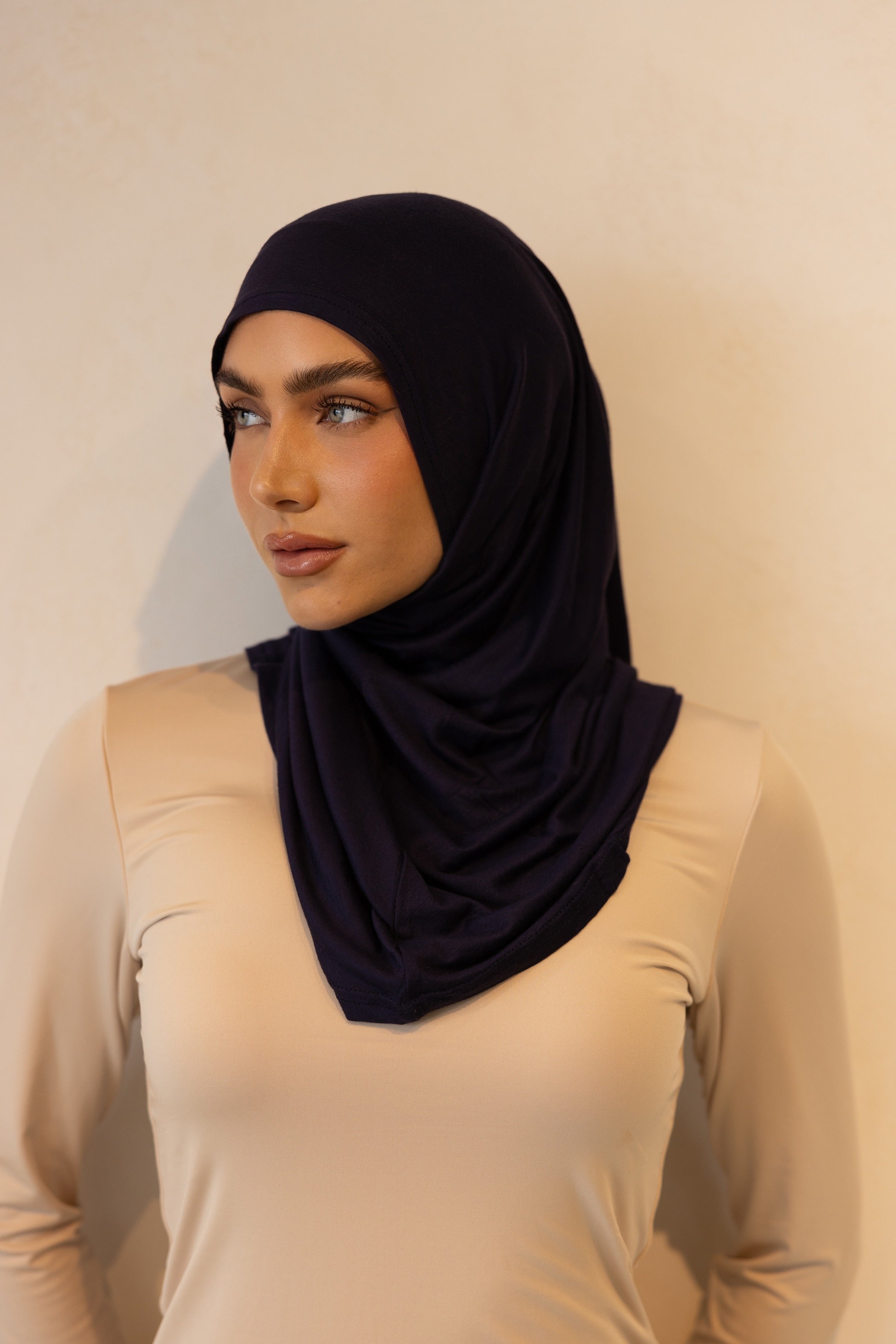 2 Piece Hijab Set - Midnight