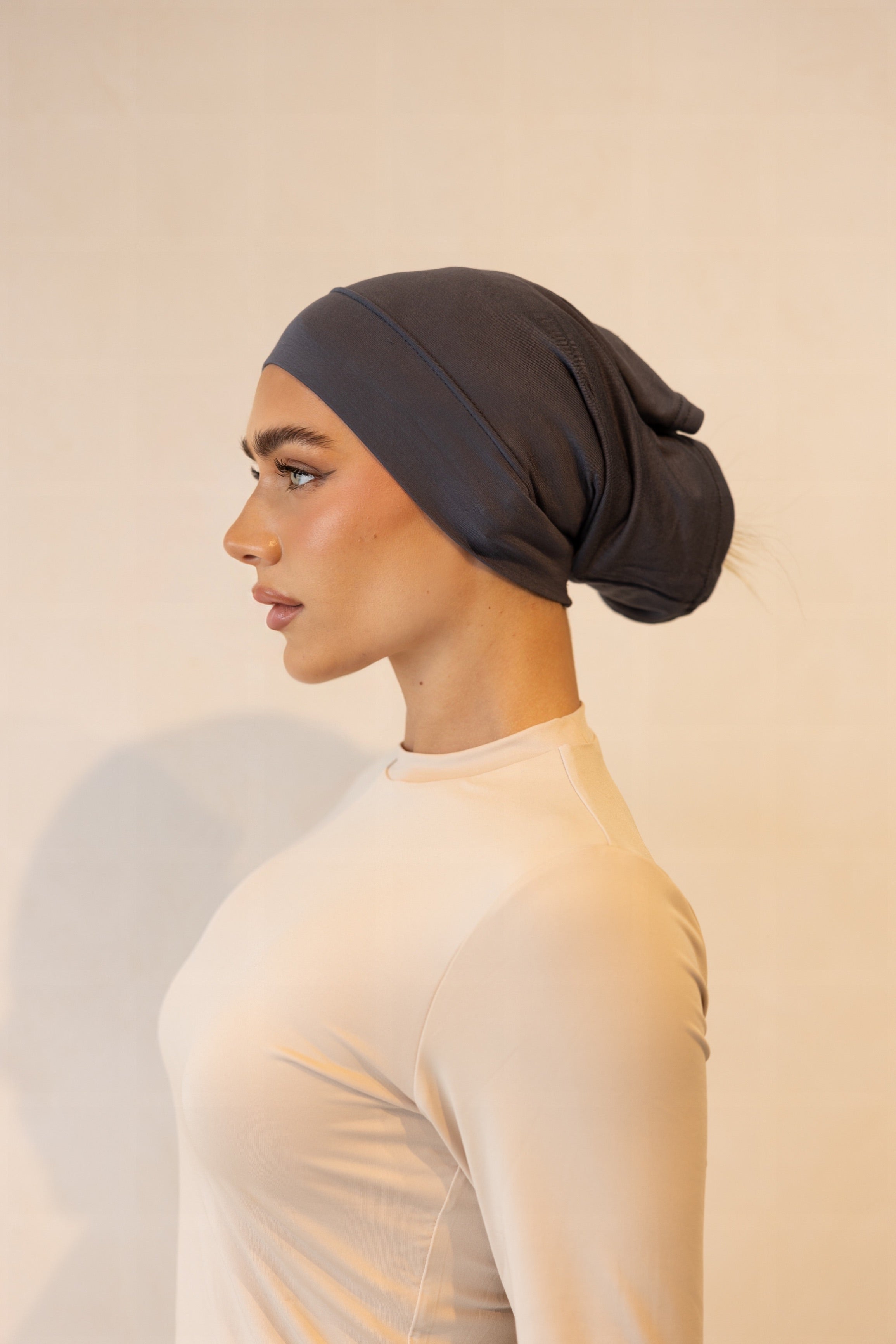 2 Piece Hijab Sets - Steel