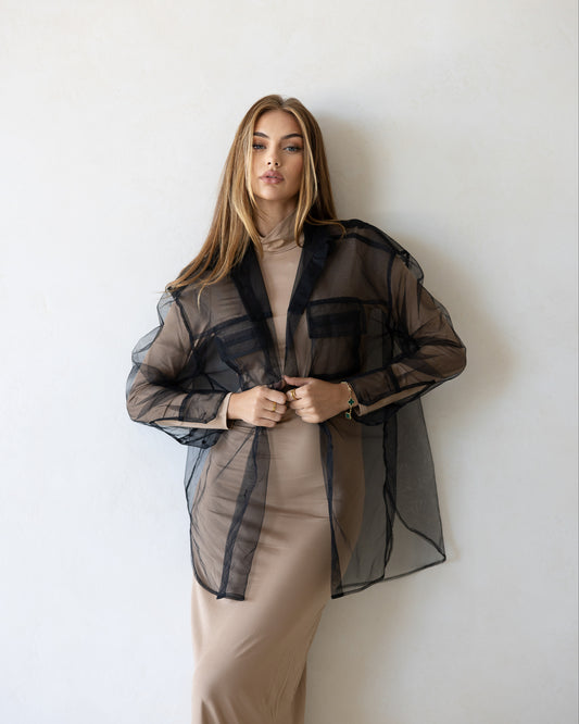 LUXE MESH SHIRT JACKET