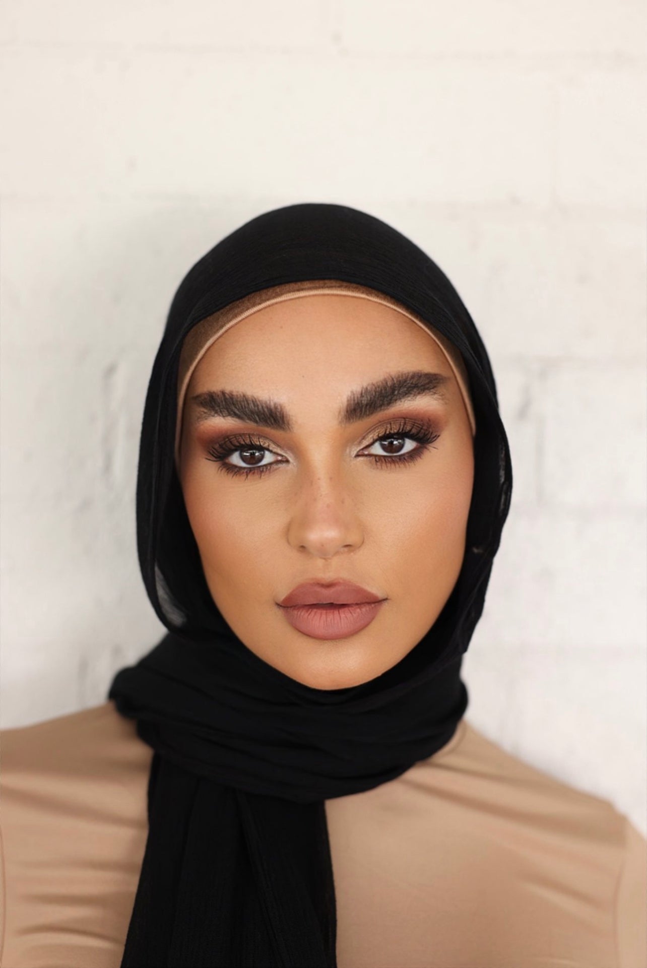 Luxe Rayon Hijab Frayed Edge - MIDNIGHT