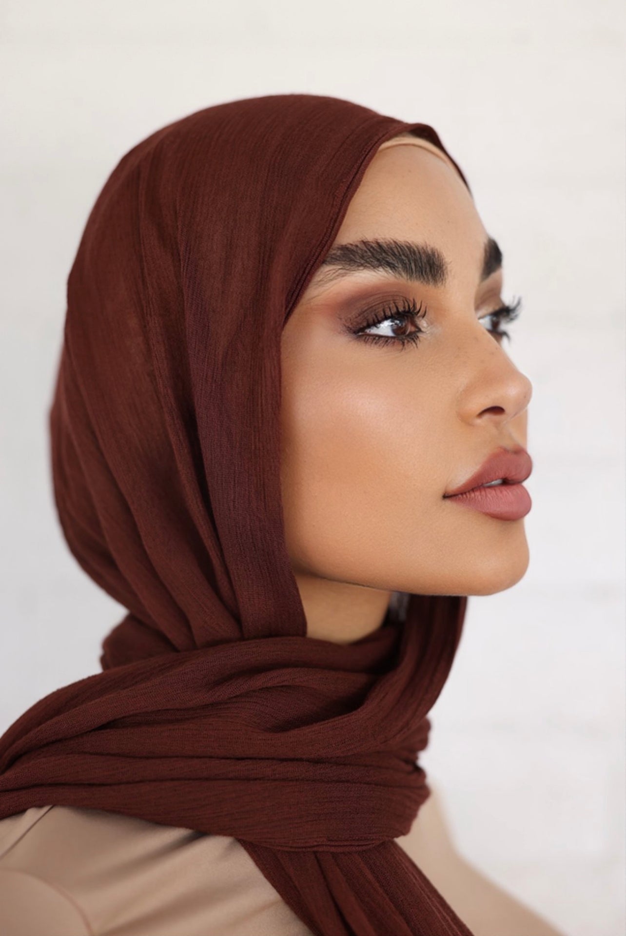 Luxe Rayon Hijab Frayed Edge - SAFFRON