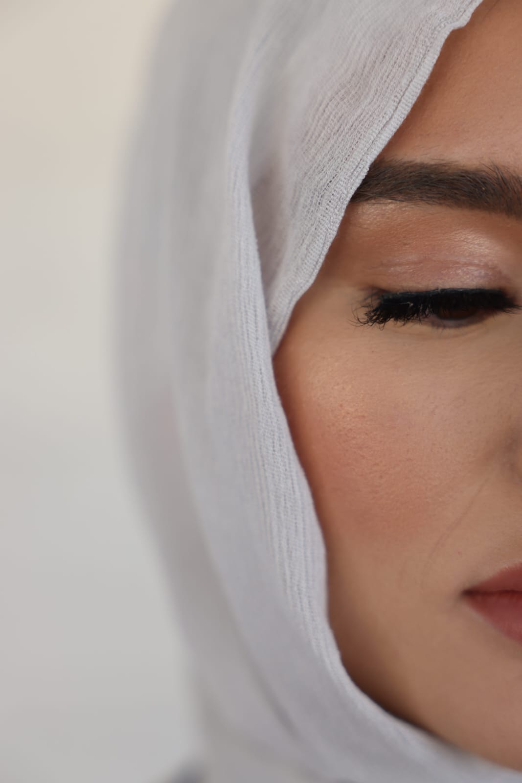 Luxe Rayon Hijab Frayed Edge - CLOUD