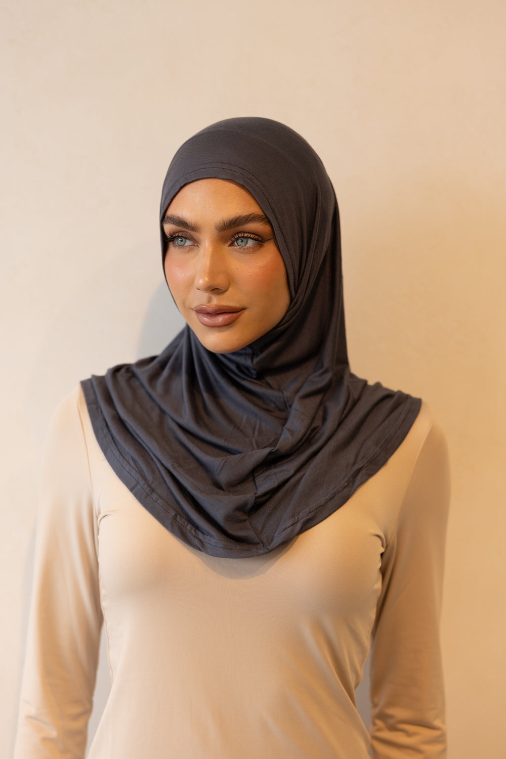 2 Piece Hijab Sets - Steel