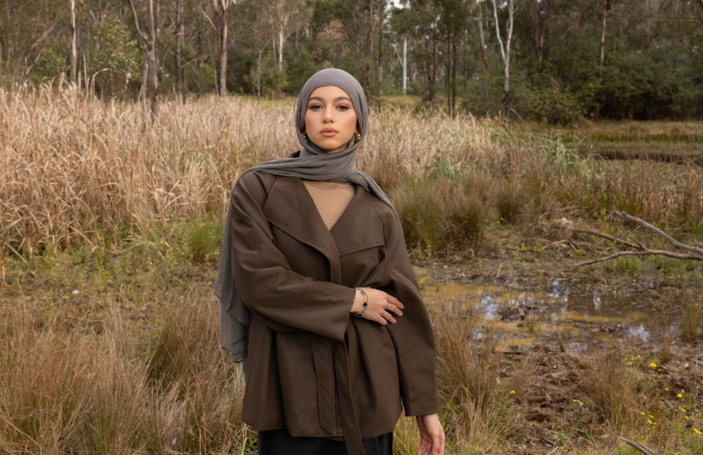 Luxe Rayon Hijab - Smoke