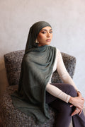 Textured Rayon Hijab - Forest