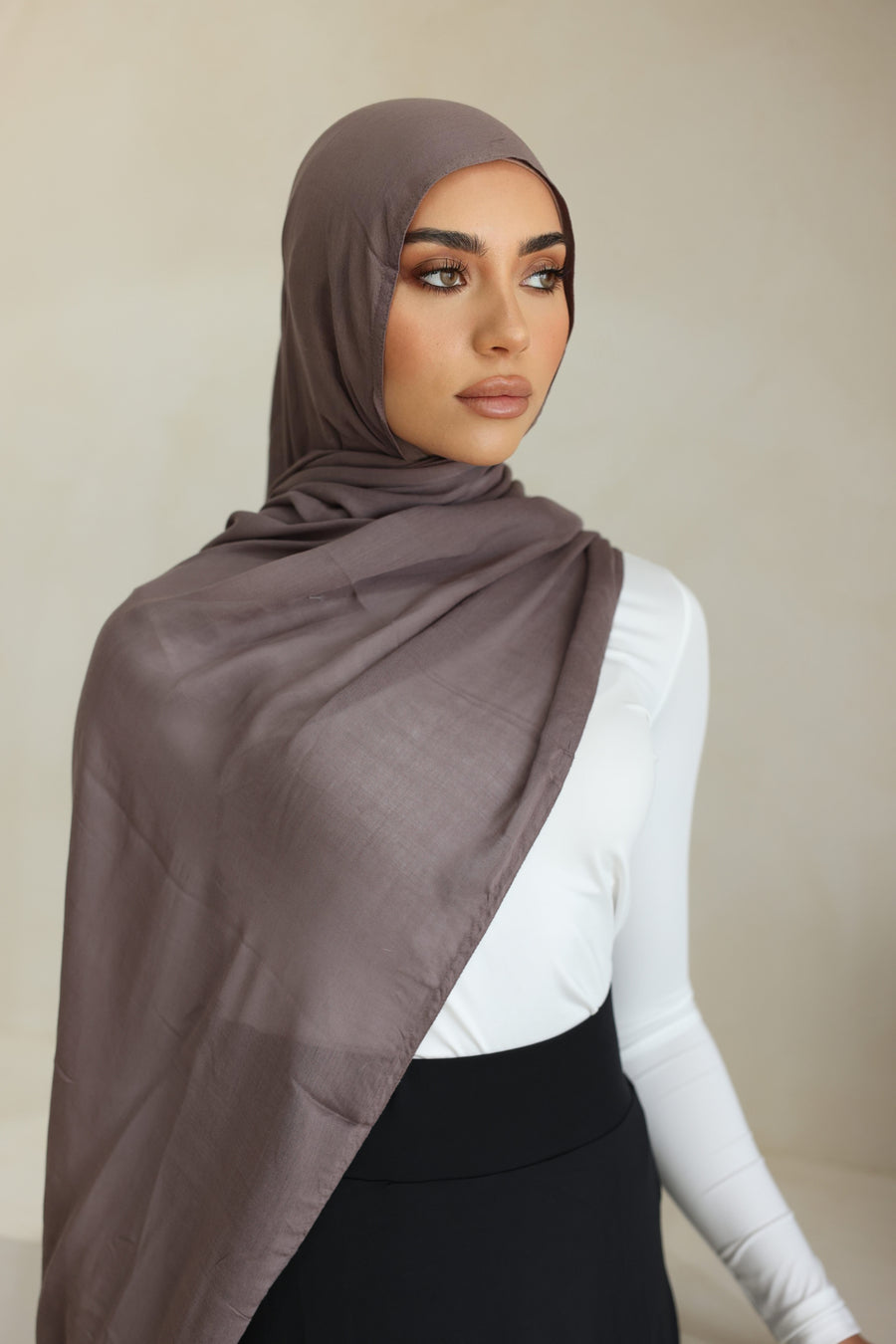 Luxe Double Stitch Hijab Mineral