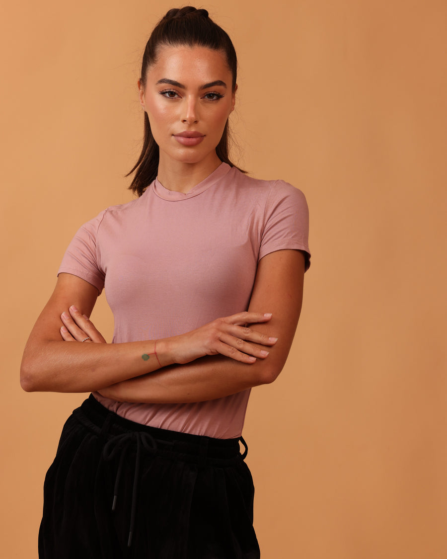 Soft Lounge Tee Dusty Rose