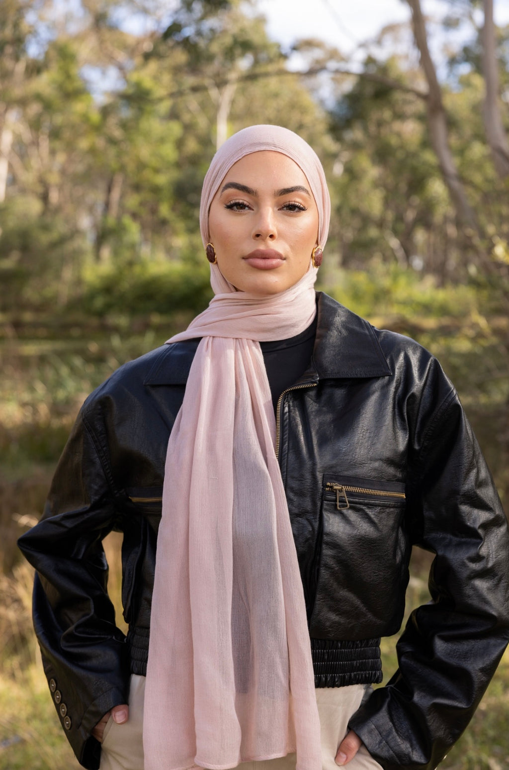 Luxe Rayon Hijab - Baby Pink