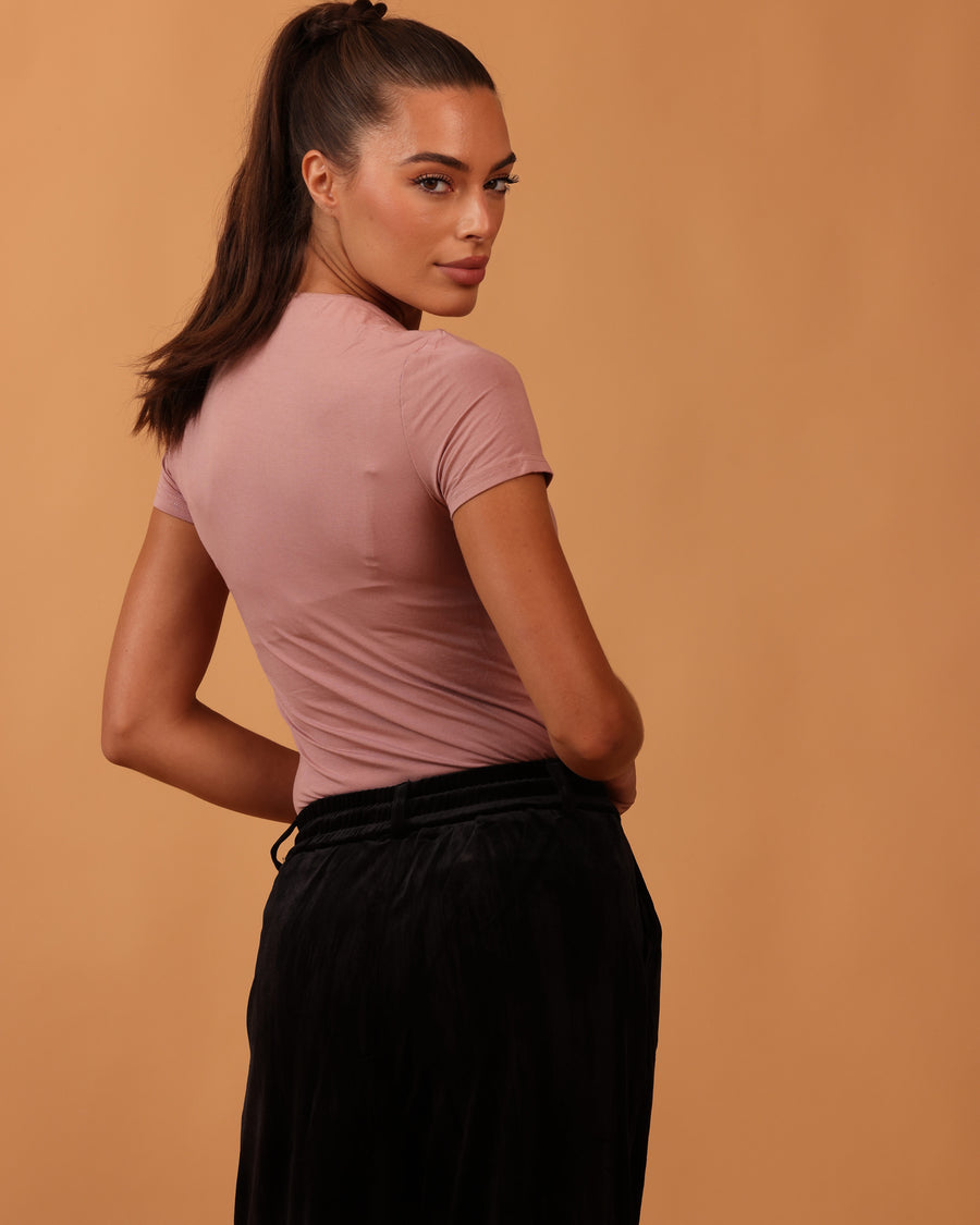 Soft Lounge Tee Dusty Rose