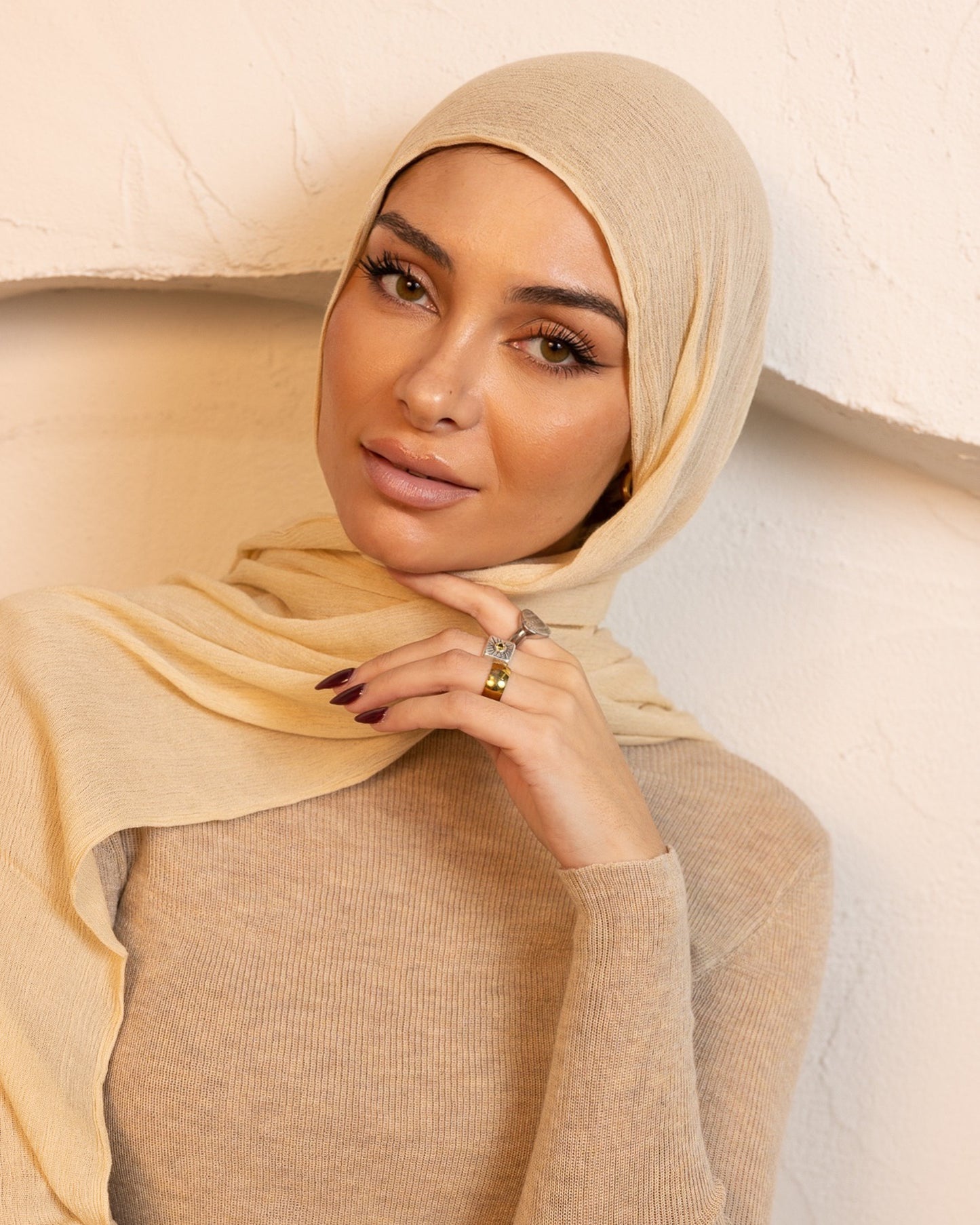 Luxe Rayon Hijab - SAND