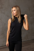 Luxe Hooded Sleeveless Midnight FINAL SALE