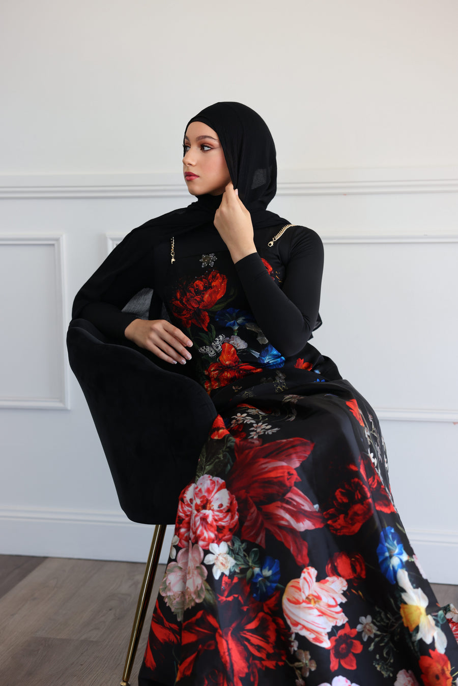 Luxe Rayon Hijab - Midnight