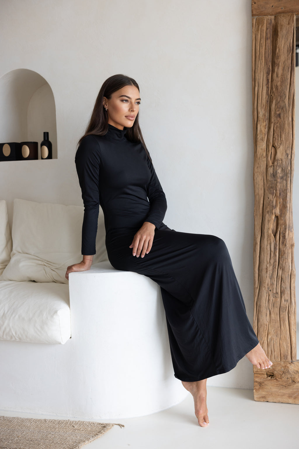 Luxe Slip Dress Midnight