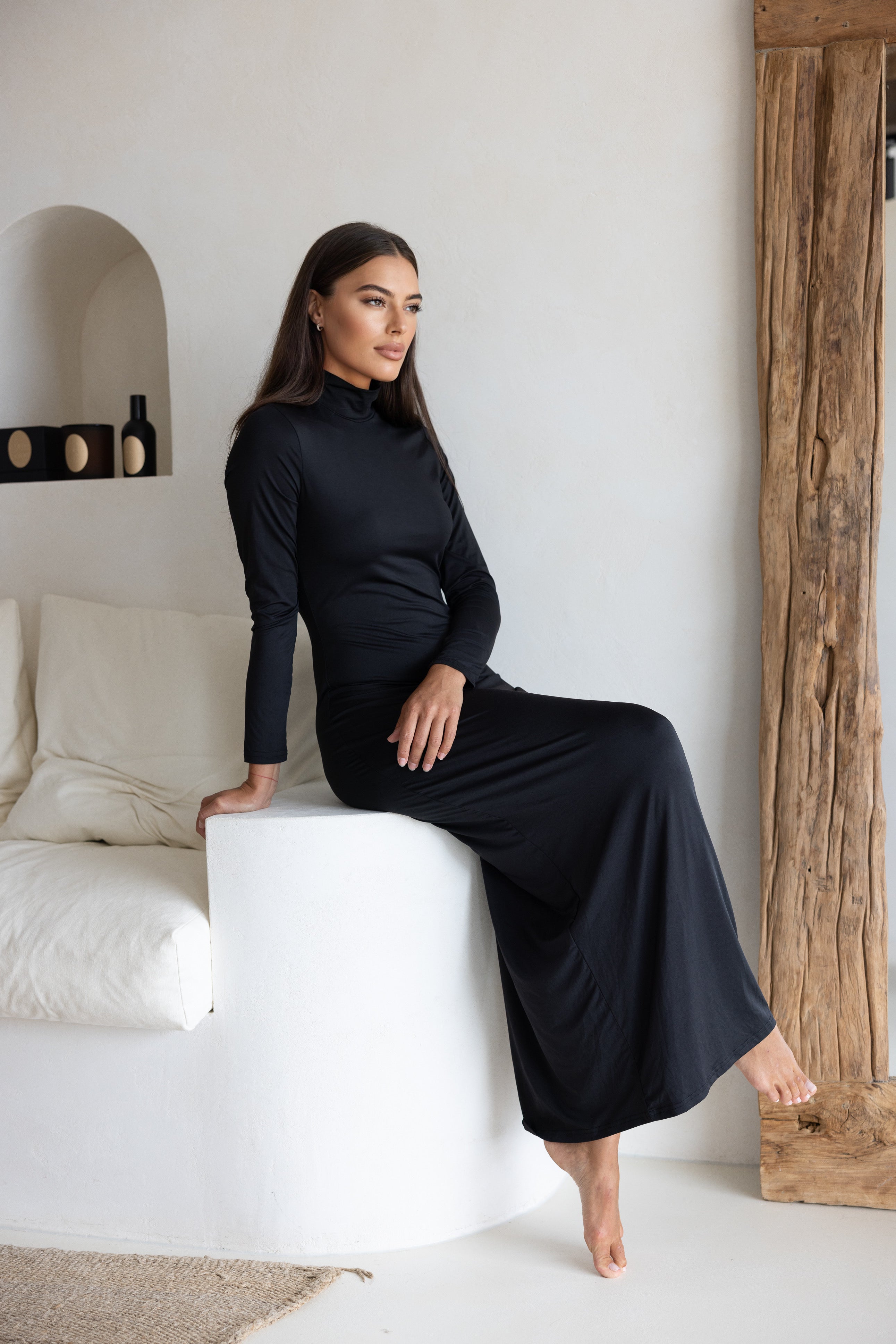 Luxe Slip Dress Midnight