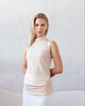 Luxe Sleeveless Basic Clay