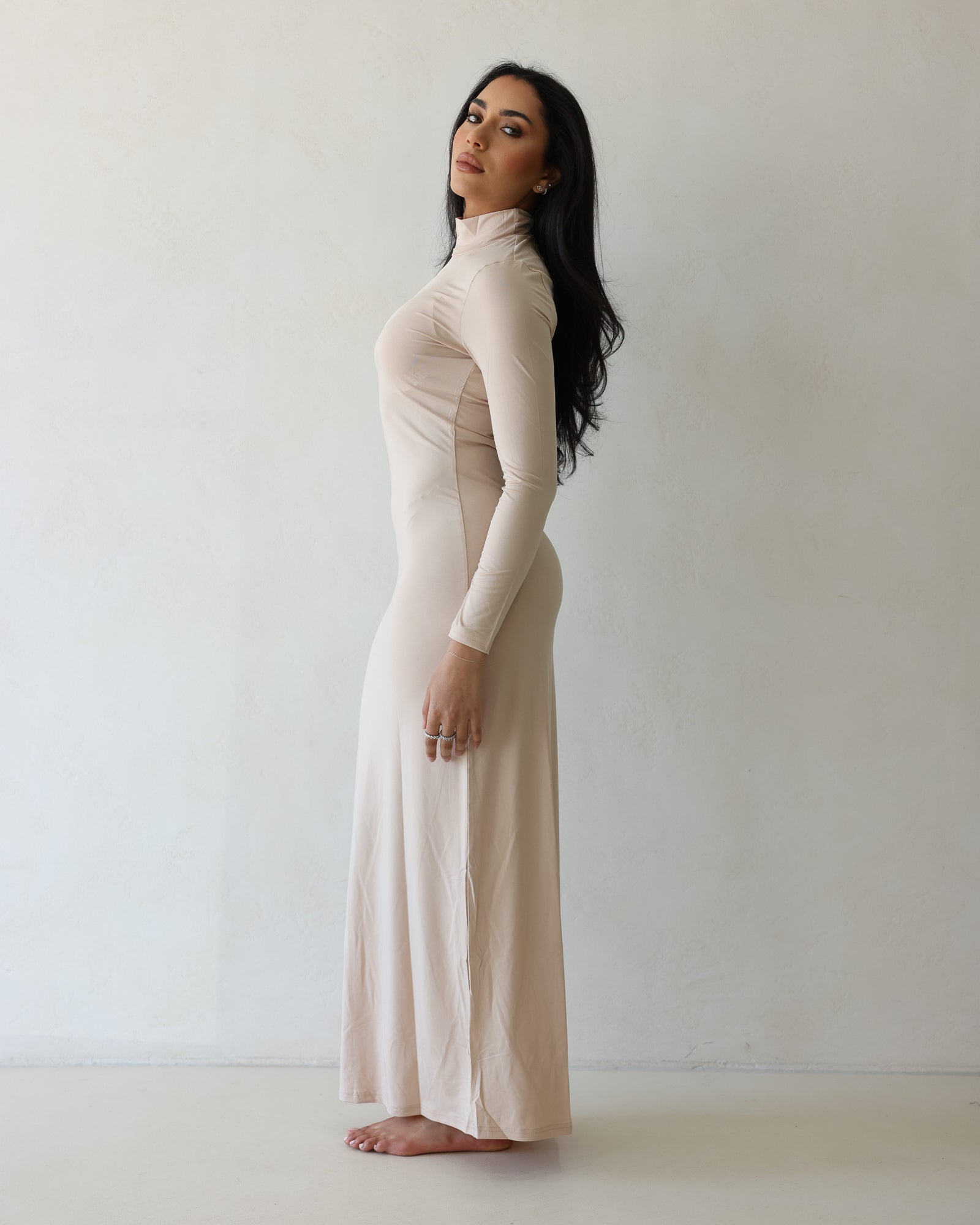 Luxe Slip Dress Clay