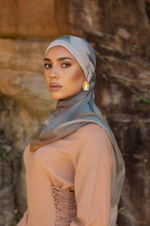 Gia printed hijab