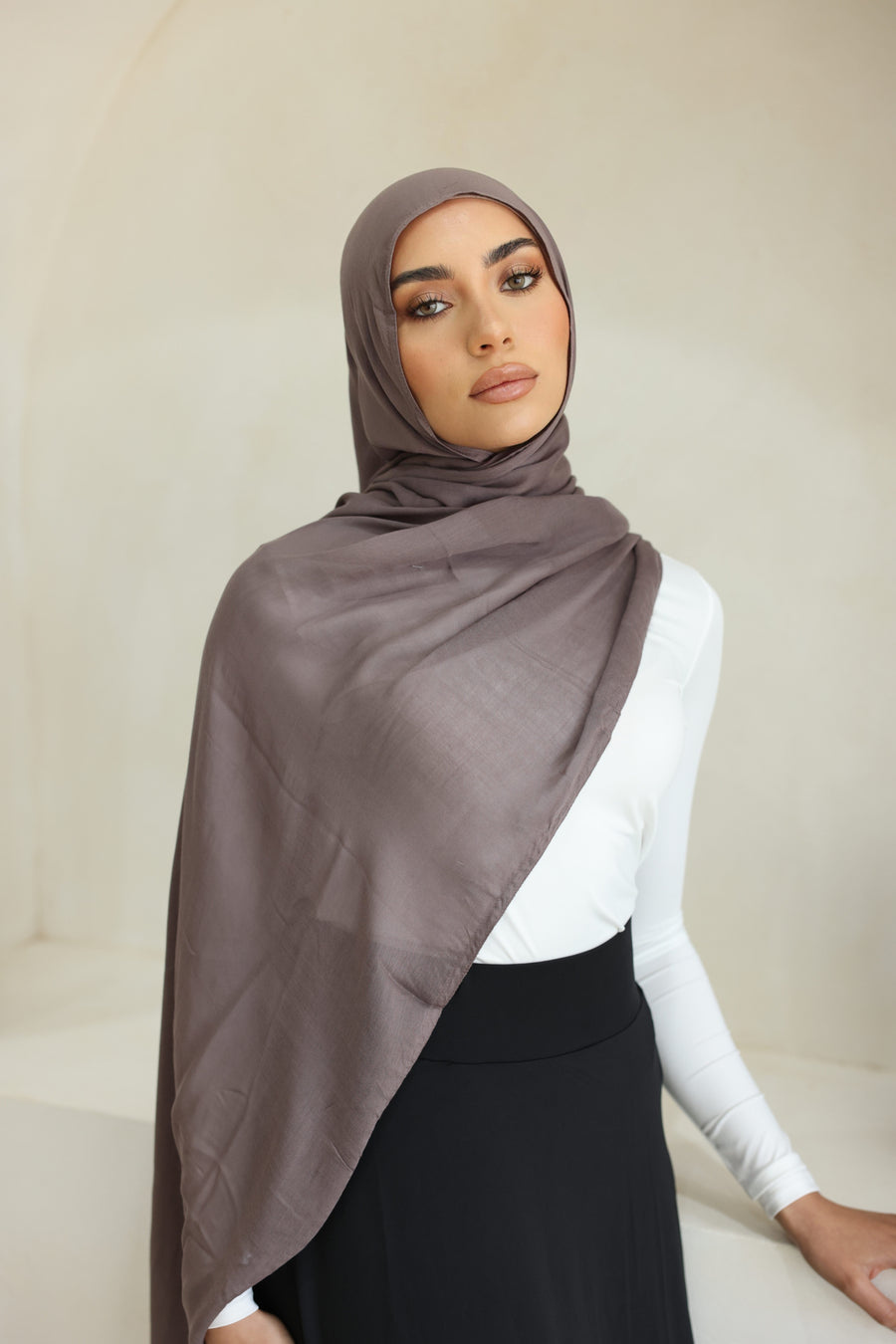 Luxe Double Stitch Hijab Mineral