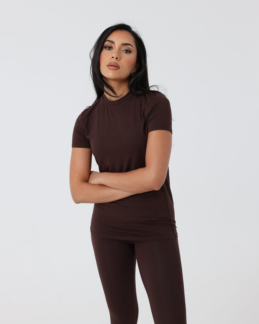 Soft Lounge Tee Chocolate