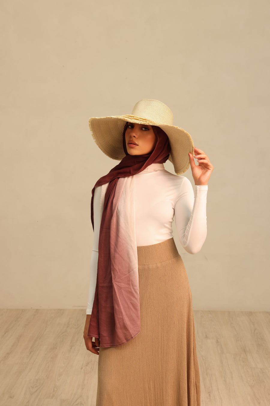 CLAUDIA WIDE BRIM HAT