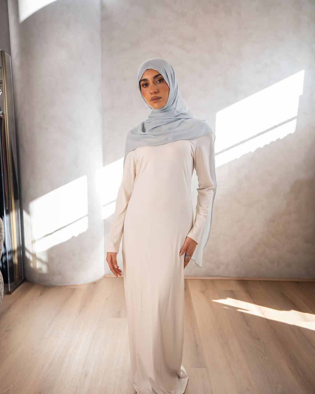 Luxe Rayon Hijab - Cyan 11