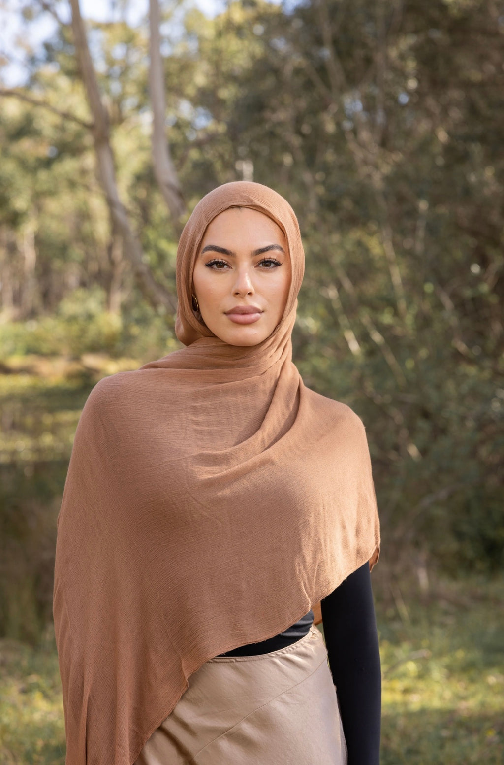 Luxe Rayon Hijab - Dusty Nude