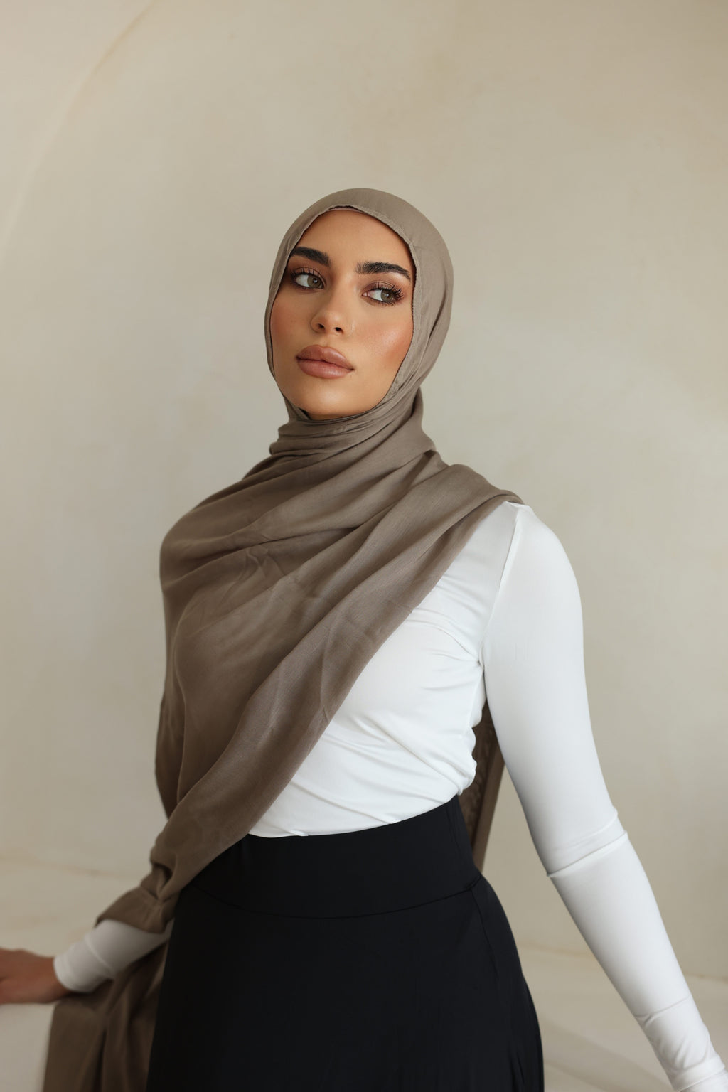 Luxe Double Stitch Hijab Sage