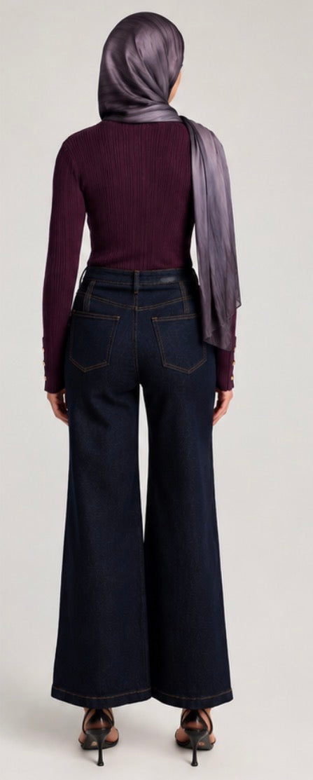 Celine Long Sleeve Knit Top