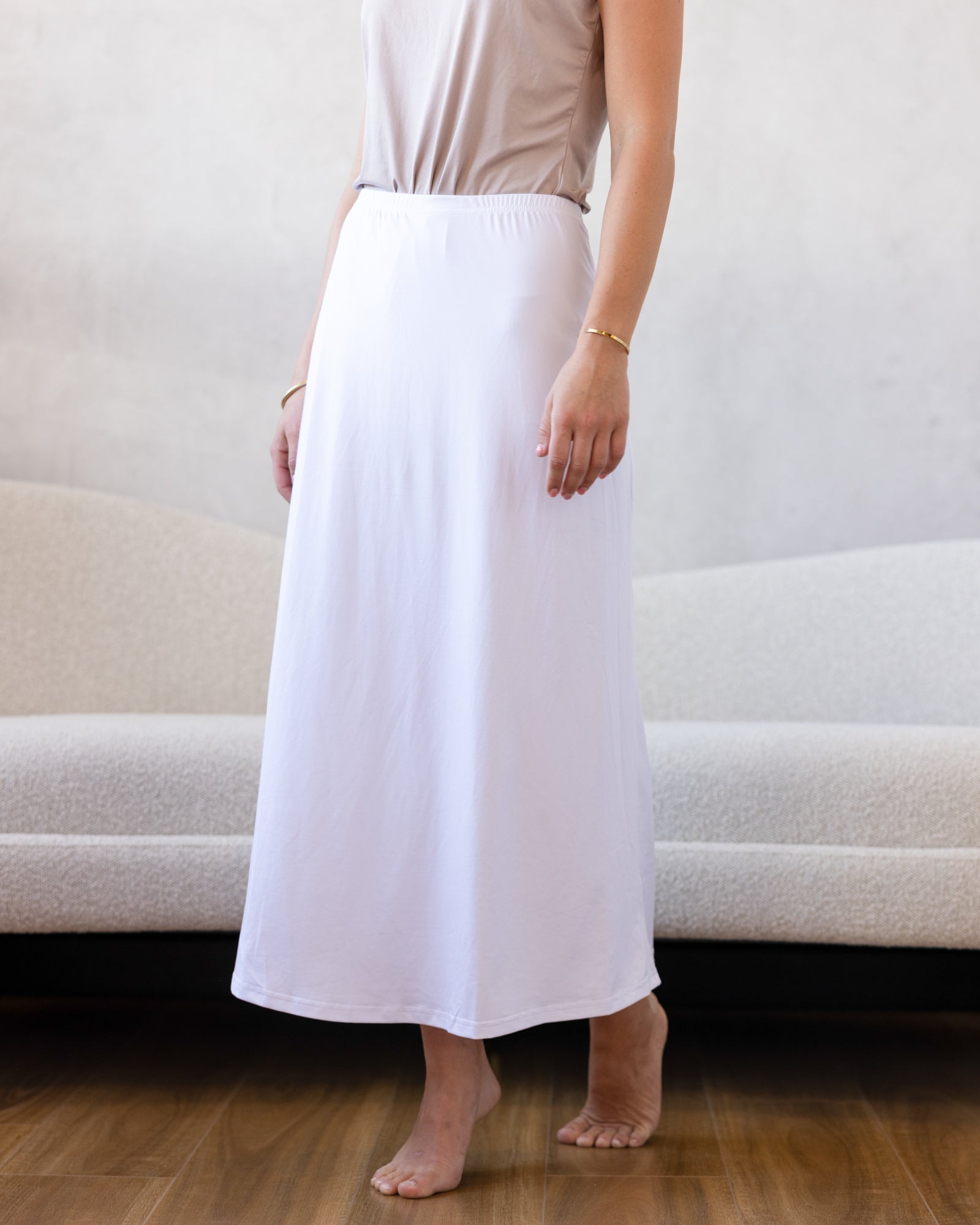 long underskirts for maxi dresses Maxi Underskirt A-Line Petticoat Long Half Slip Dress Full-Size For Women Swing Dress - Black