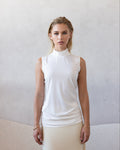 Luxe Sleeveless Basic Vanilla