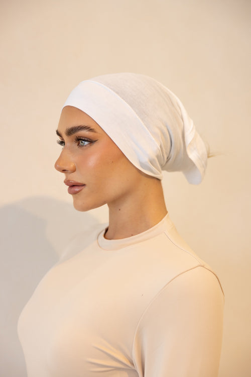 2 Piece Hijab Sets - Vanilla