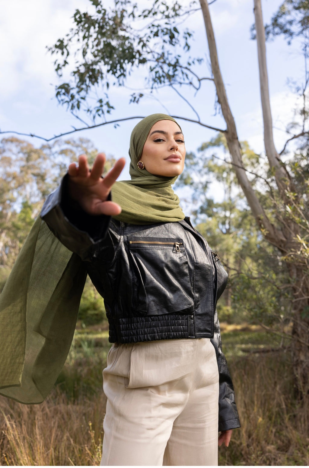 Luxe Rayon Hijab - Olive