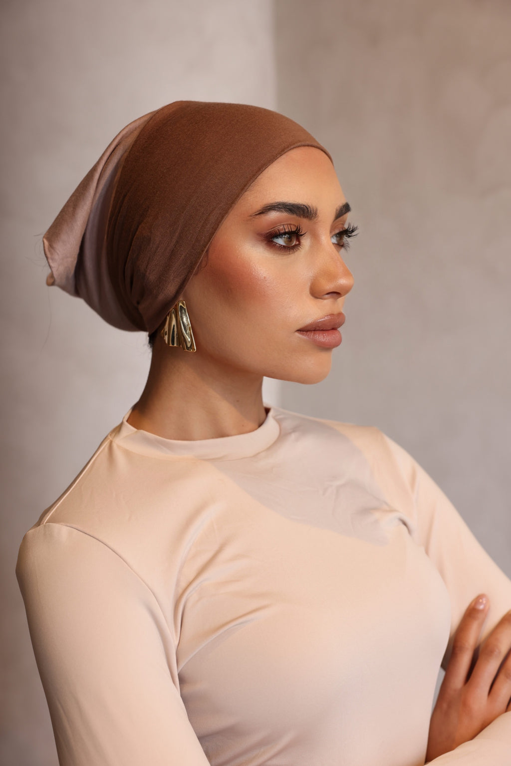 2 Tone Open Caps FAWN/LATTE