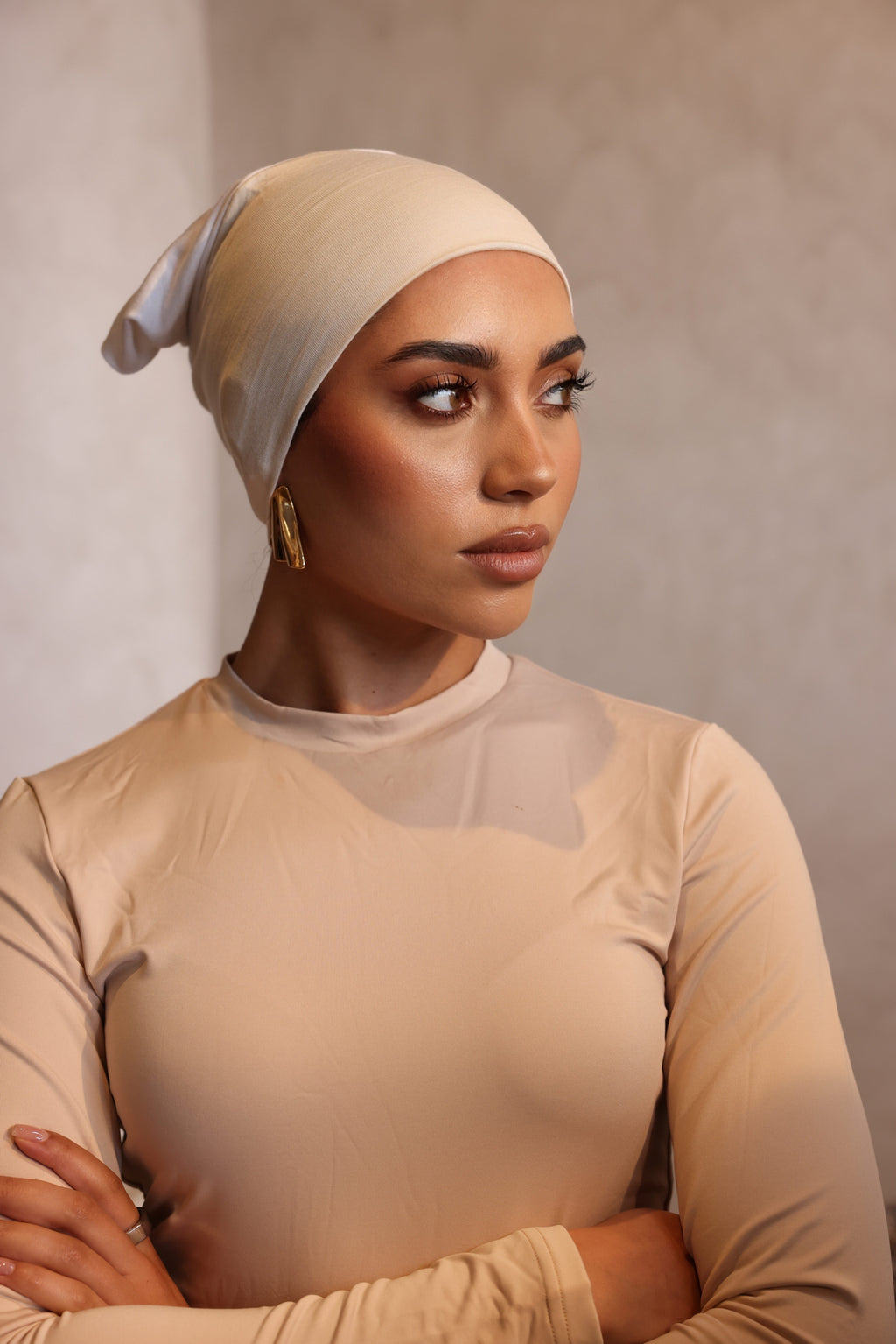 2 Tone Open Caps SAND/VANILLA