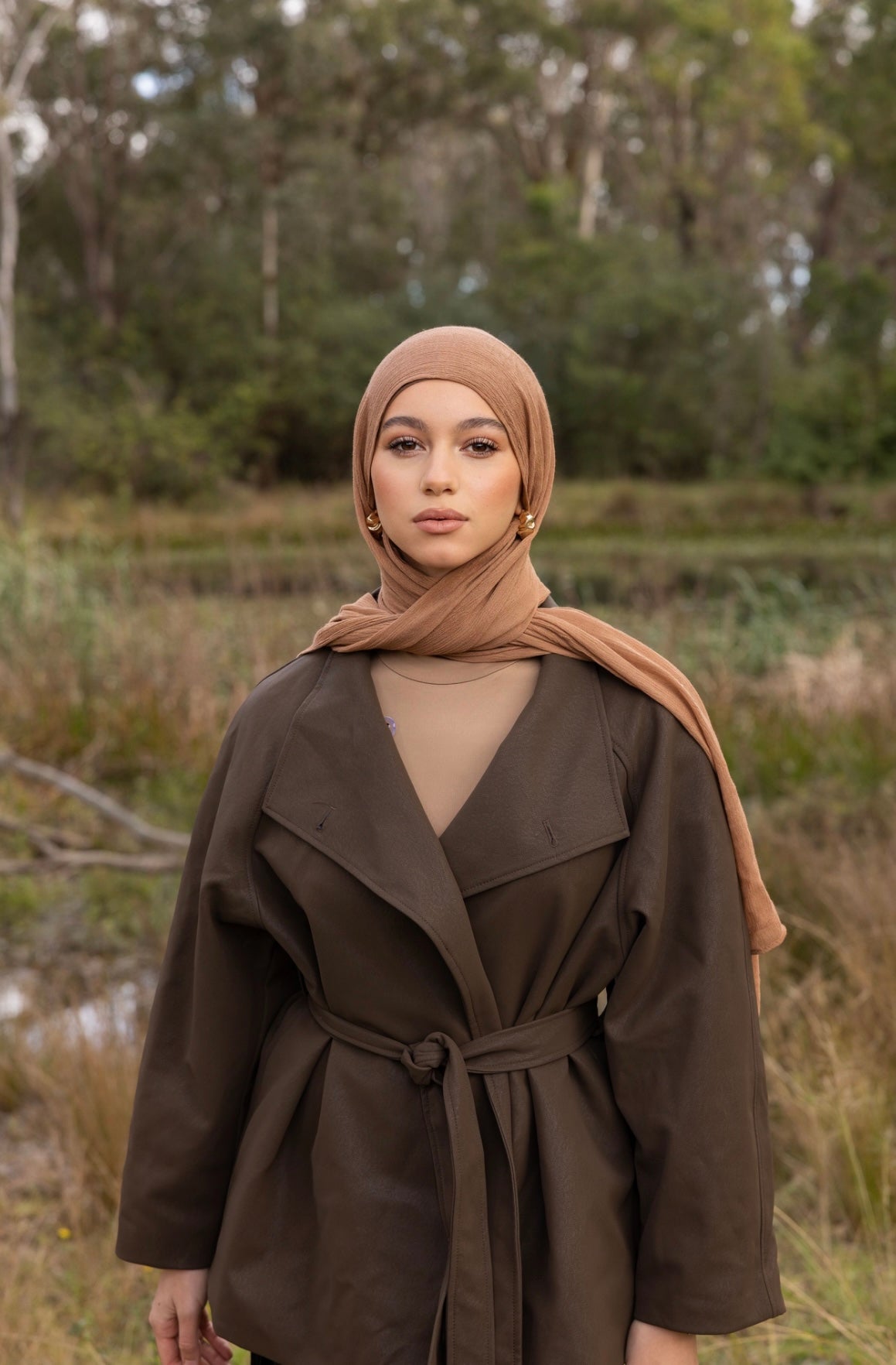 Luxe Rayon Hijab - Cinnamon