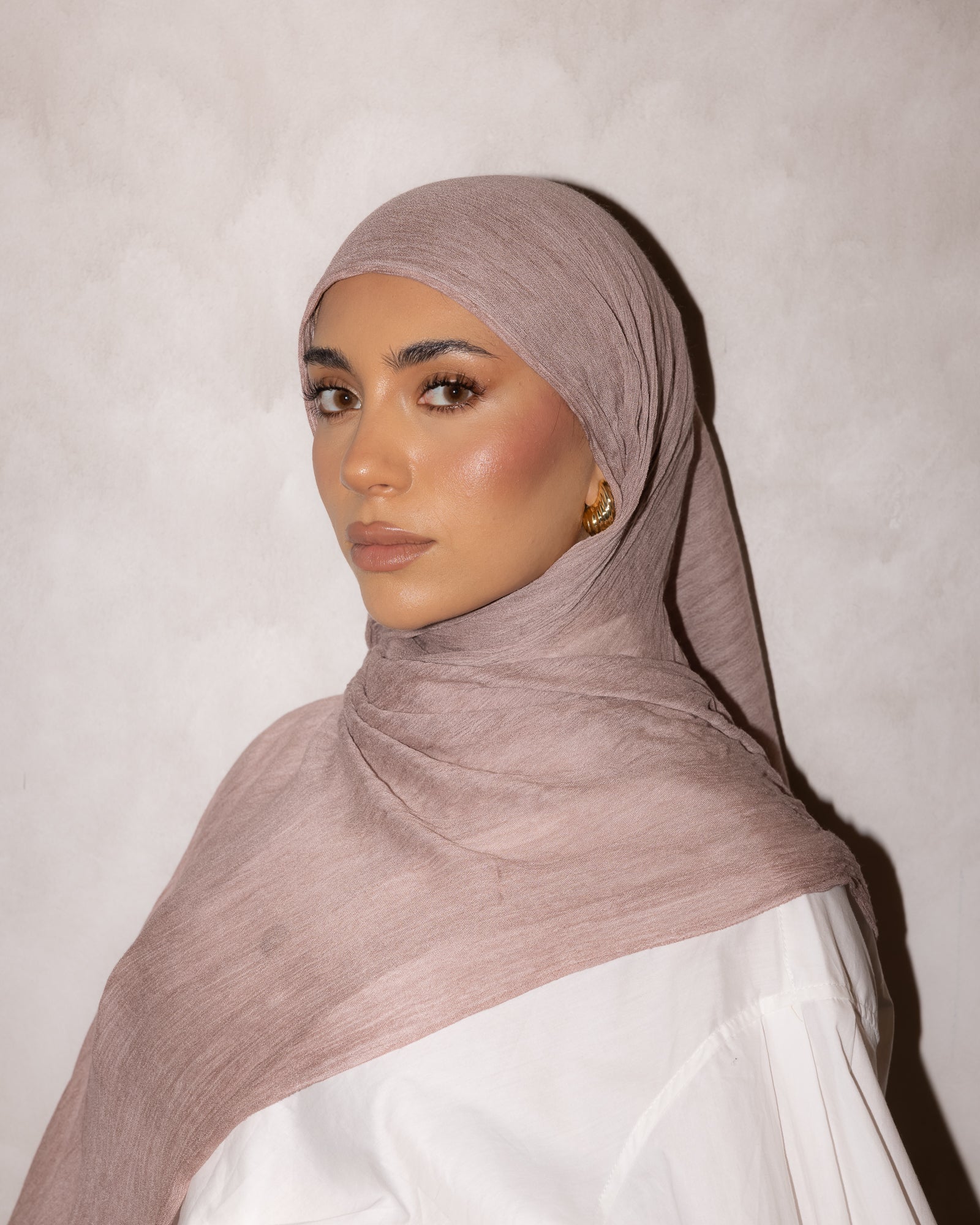 Textured Rayon Hijab - Sun-kissed