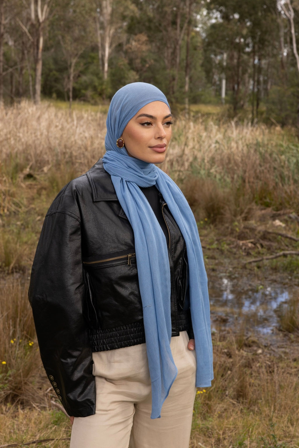 Luxe Rayon Hijab - Ocean