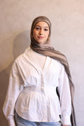 Printed Rayon Hijab - Sandstone