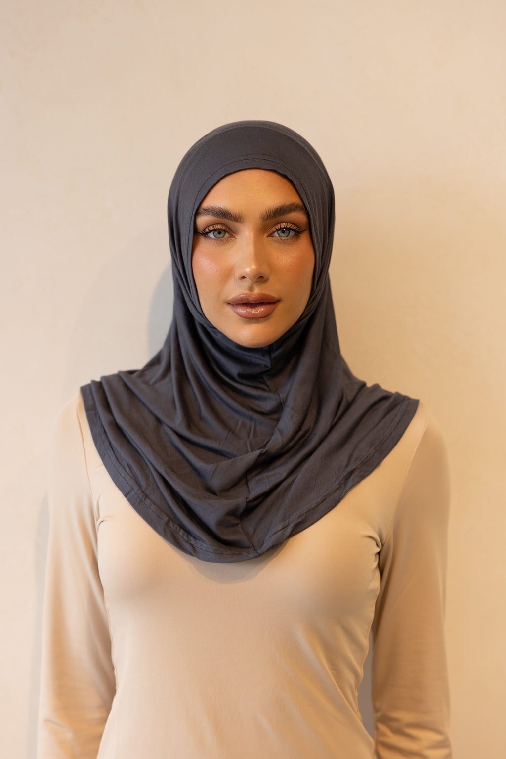 2 Piece Hijab Sets - Steel