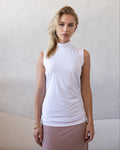 Luxe Sleeveless Basic Snow
