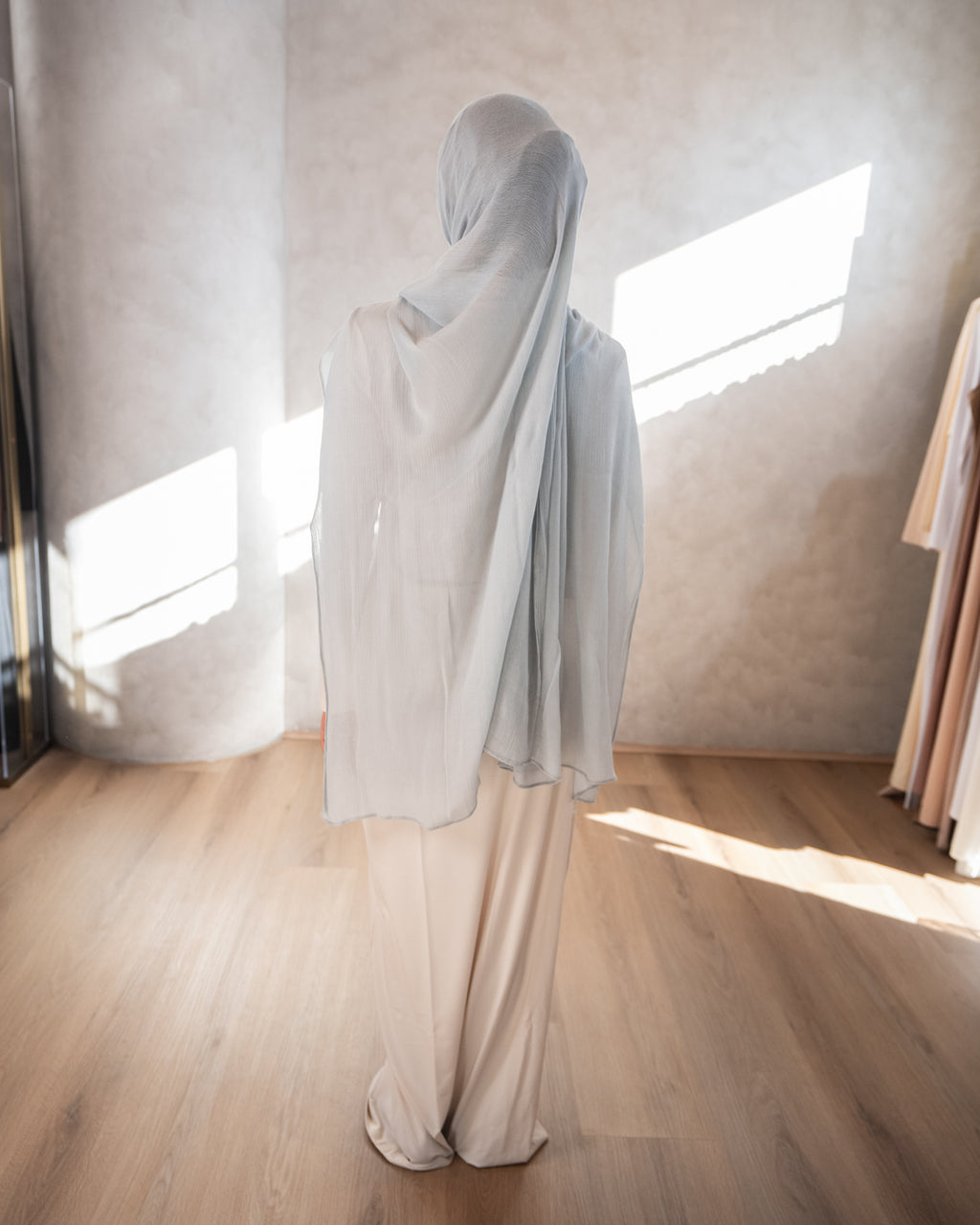 Luxe Rayon Hijab - Cyan 11