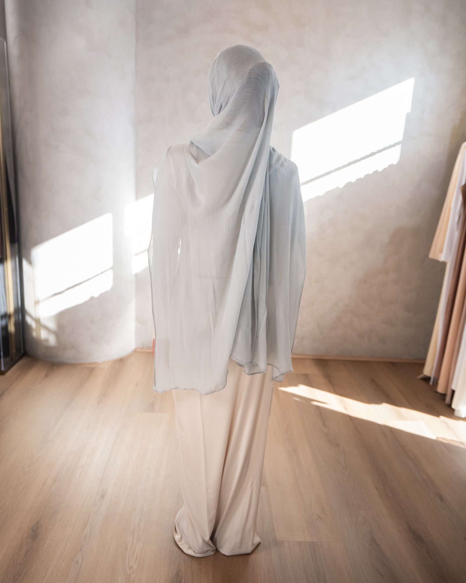 Luxe Rayon Hijab - Cyan 11