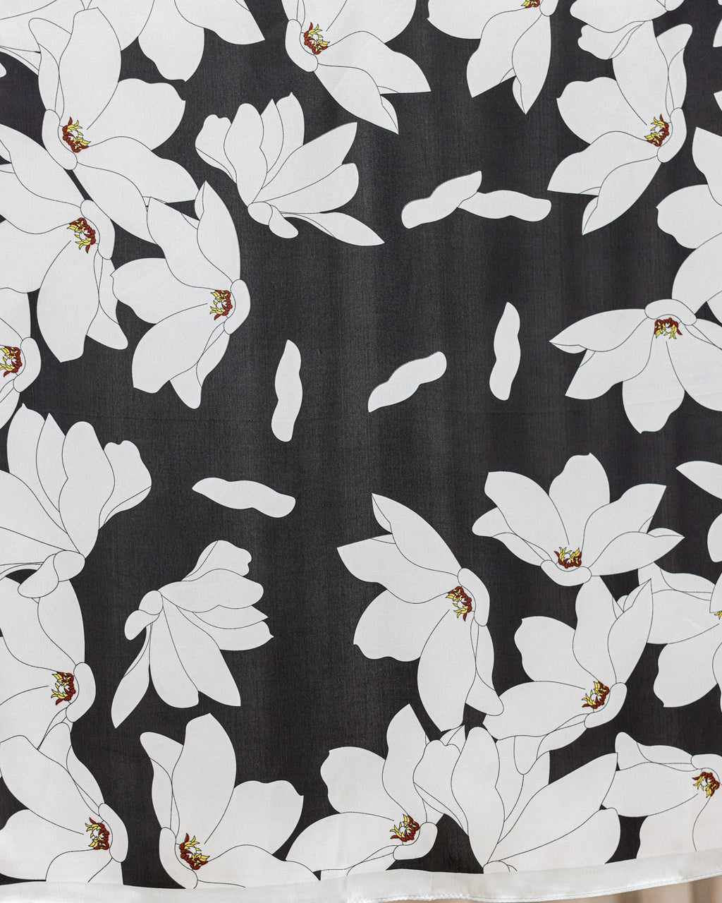 PRINTED SILK BLEND SQUARE BANDANA