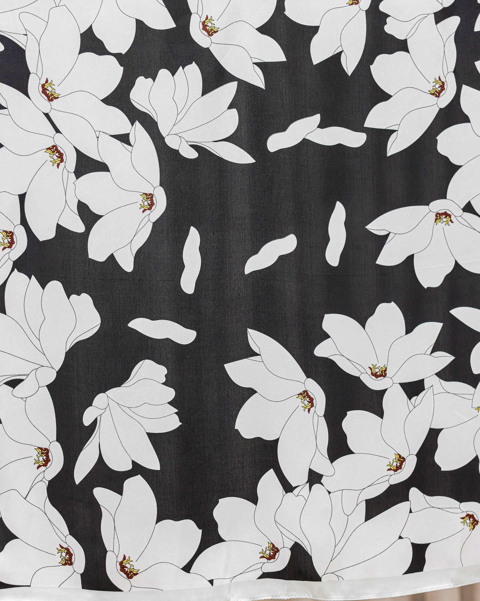 PRINTED SILK BLEND SQUARE BANDANA