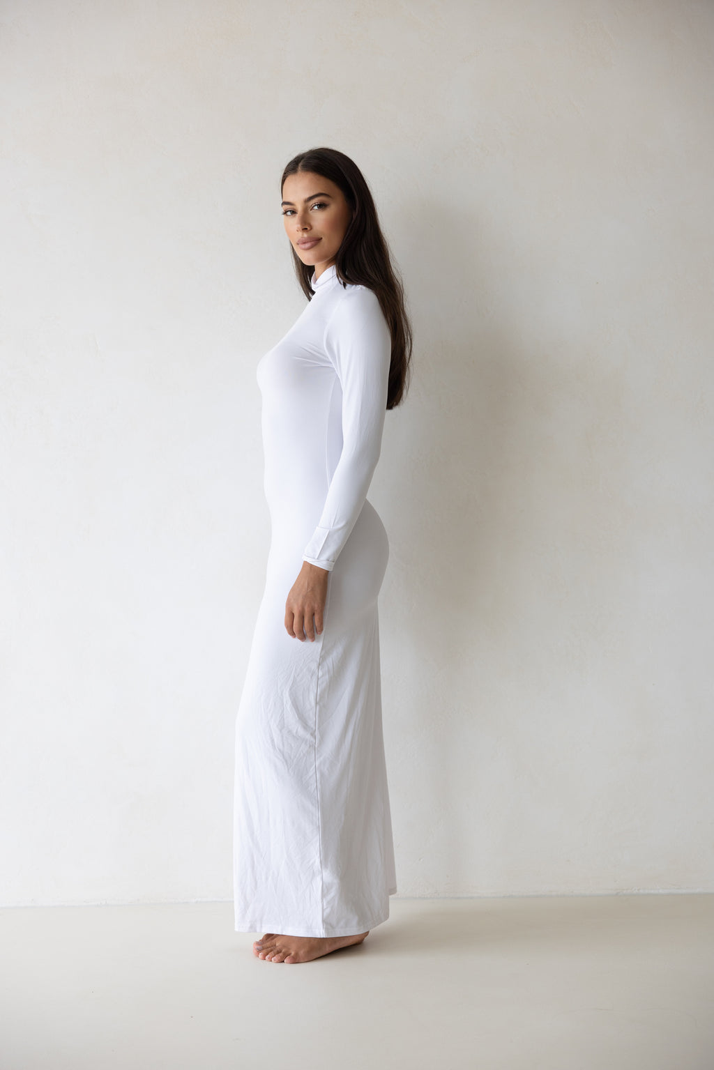 Luxe Slip Dress Snow