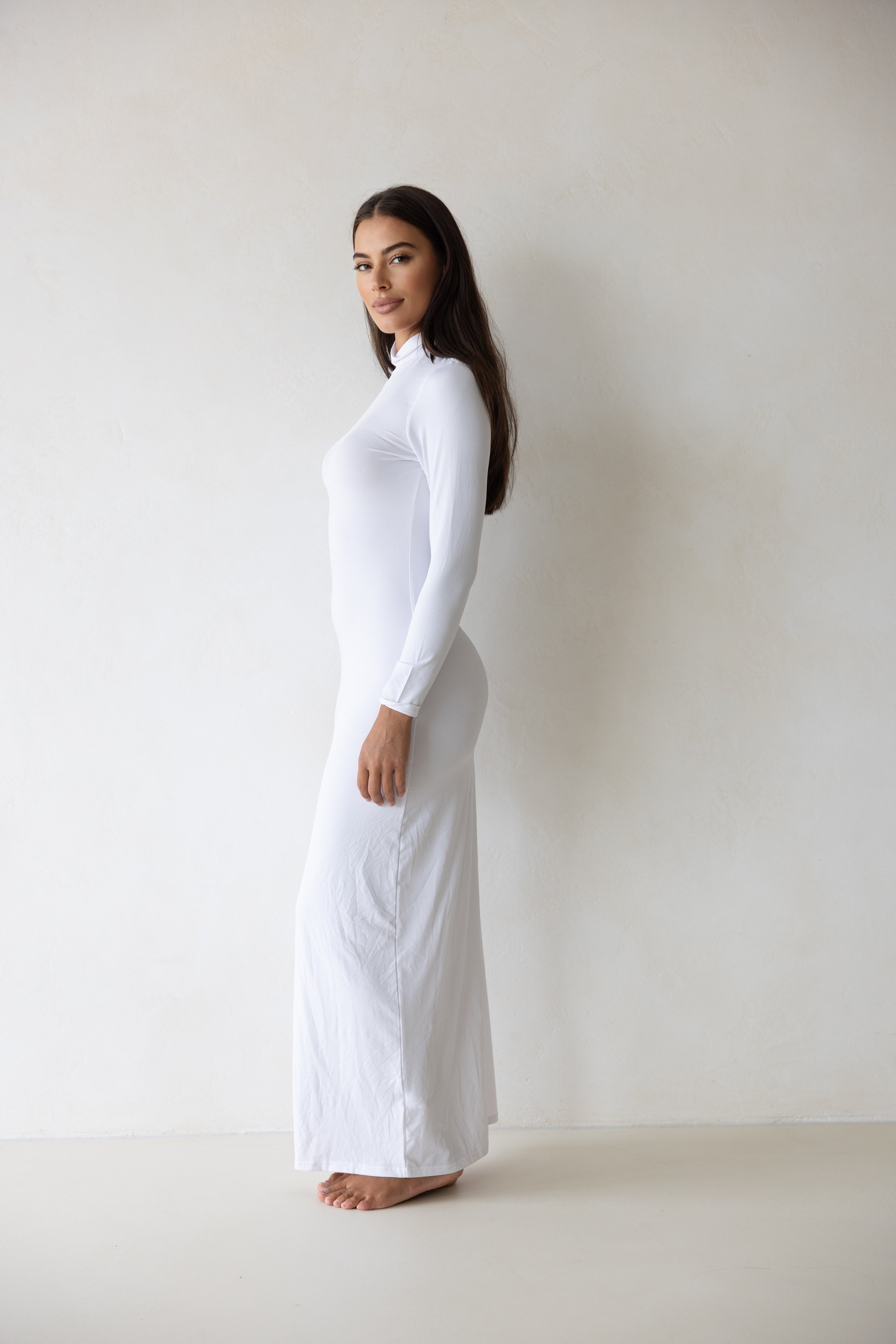 Luxe Slip Dress Snow